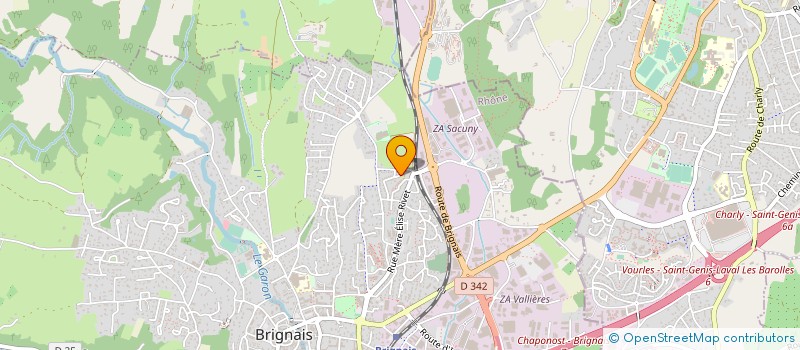 localisation de l'entreprise PLAKELEC  BRIGNAIS