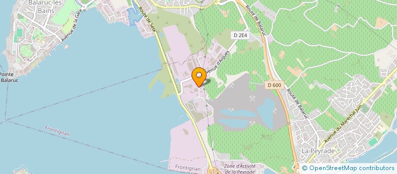 localisation de l'entreprise PLAKELEC à FRONTIGNAN
