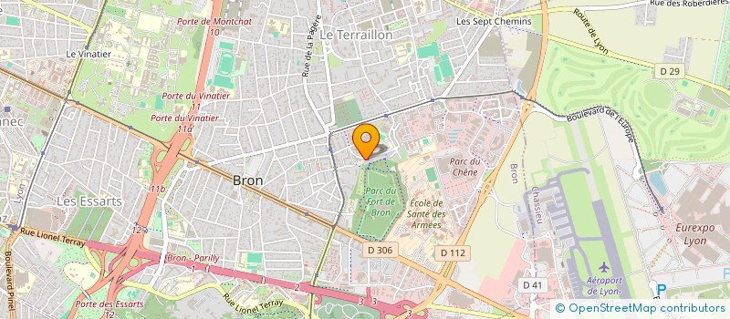 localisation de l'entreprise PLAKOUT  BRON