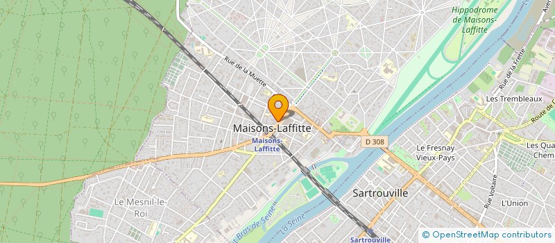 localisation de l'entreprise PLAM  MAISONS-LAFFITTE