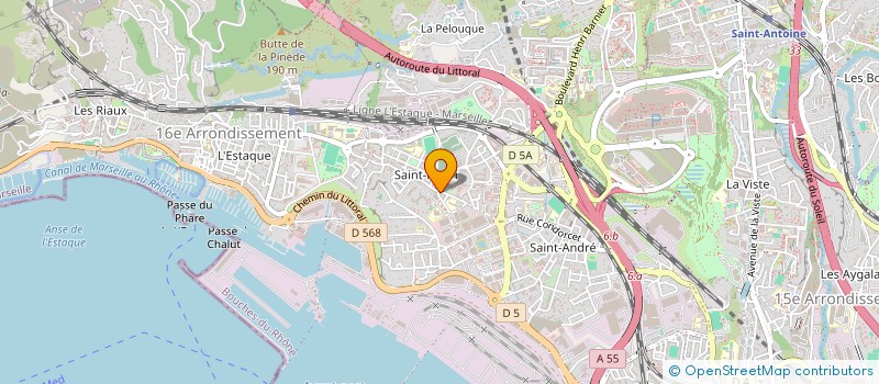 localisation de l'entreprise PLAM SCI à MARSEILLE