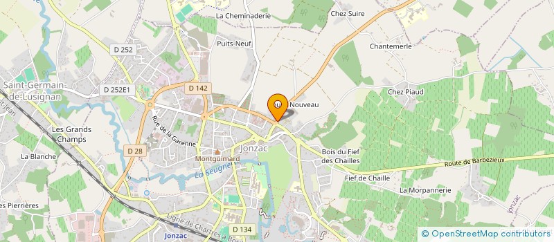 localisation de l'entreprise PLAMA  JONZAC