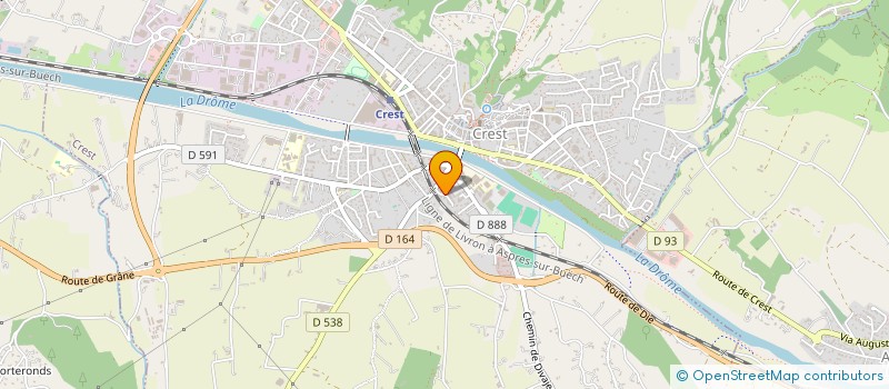 localisation de l'entreprise PLAMEY  CREST