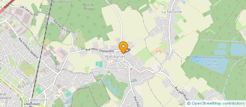 localisation de l'entreprise PLAMS  WAHAGNIES