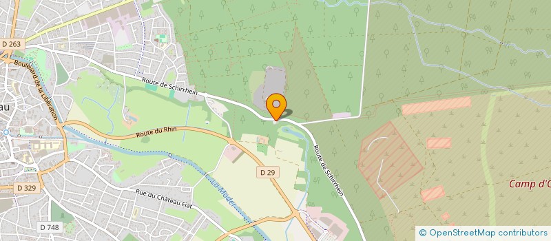 localisation de l'entreprise PLAN  HAGUENAU