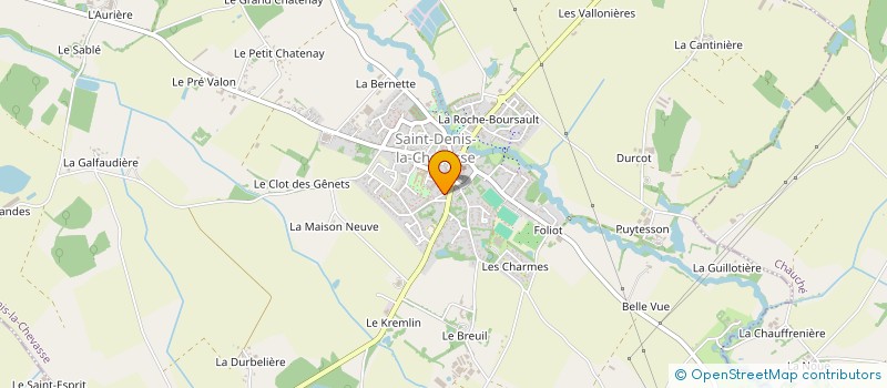 localisation de l'entreprise PLAN 360  SAINT-DENIS-LA-CHEVASSE