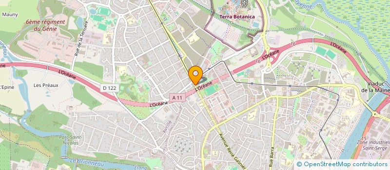 localisation de l'entreprise PLAN 5  ANGERS