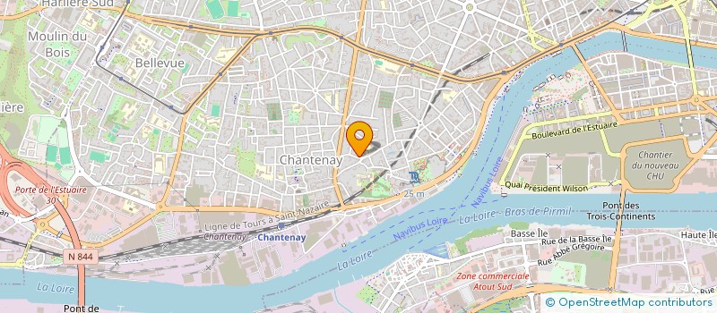 localisation de l'entreprise PLAN à NANTES