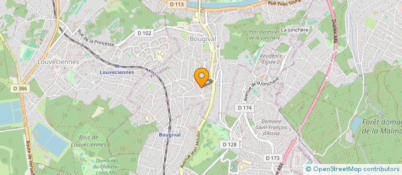 localisation de l'entreprise PLAN AUTONOMIE SANTE à BOUGIVAL