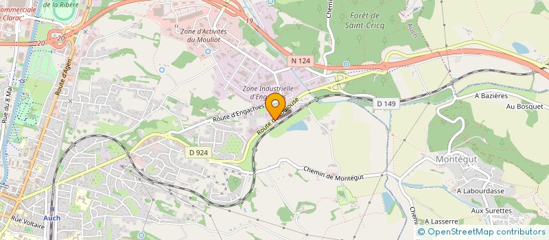 localisation de l'entreprise PLAN B 32  AUCH