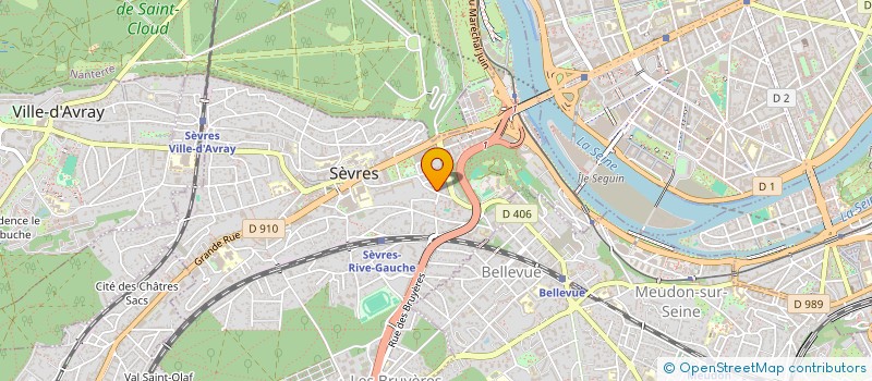 localisation de l'entreprise PLAN B  SEVRES