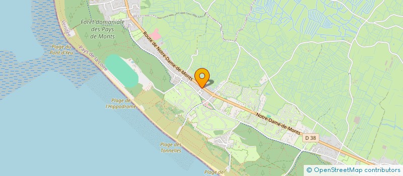 localisation de l'entreprise PLAN B  SAINT-JEAN-DE-MONTS