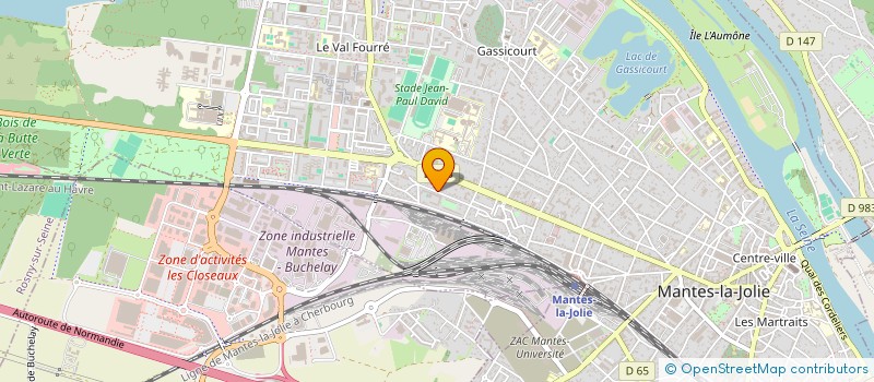 localisation de l'entreprise PLAN B  MANTES-LA-JOLIE