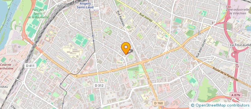 localisation de l'entreprise PLAN B  SABLE-SUR-SARTHE