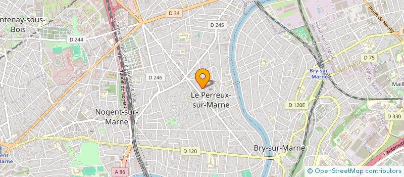 localisation de l'entreprise PLAN B à LE PERREUX SUR MARNE