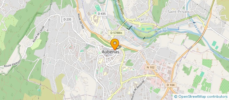 localisation de l'entreprise PLAN B  AUBENAS