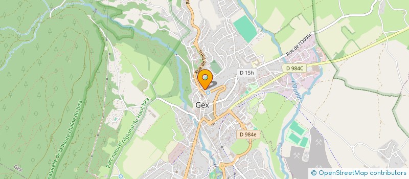 localisation de l'entreprise PLAN B  GEX