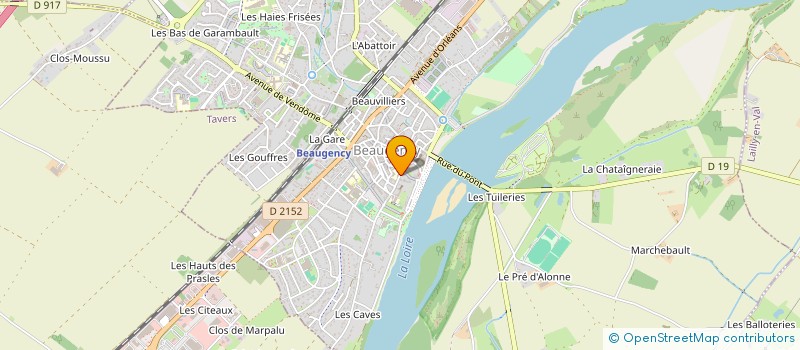 localisation de l'entreprise PLAN B - LA SOLUTION à BEAUGENCY