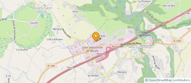 localisation de l'entreprise PLAN C  CHAPEIRY