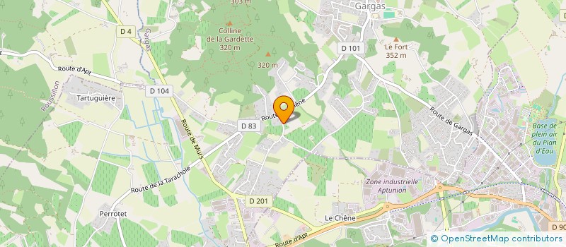 localisation de l'entreprise PLAN CHAVONNET  GARGAS