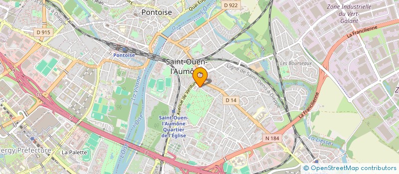 localisation de l'entreprise PLAN D'ACTION  SAINT-OUEN-L'AUMONE