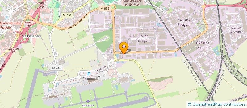 localisation de l'entreprise PLAN D - EKO'RENT à FRETIN