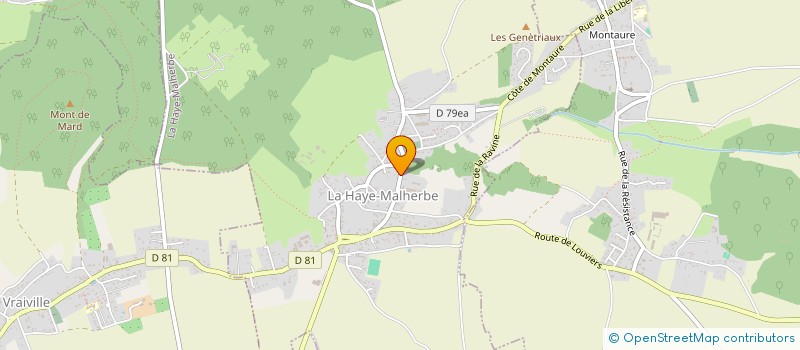 localisation de l'entreprise PLAN D'EVACUATION MUSICAL  LA HAYE-MALHERBE