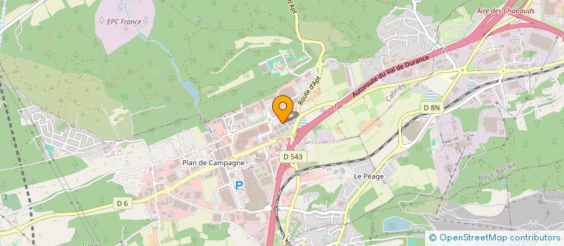 localisation de l'entreprise PLAN DECAMPAGNE COQUILLAGES à CABRIES