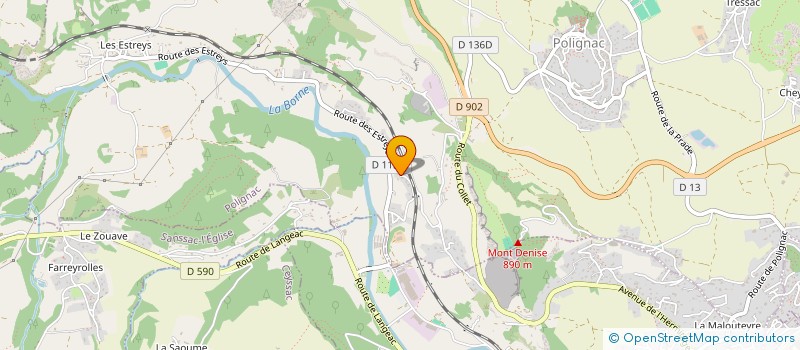 localisation de l'entreprise PLAN-ETUDE-ADMINISTRATIVE-MANDATAIRE  POLIGNAC