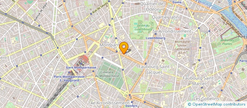 localisation de l'entreprise PLAN JEUNES  PARIS