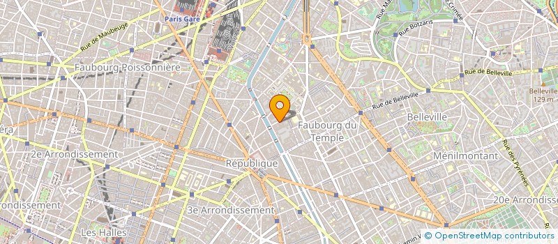 localisation de l'entreprise PLAN LARGE à PARIS