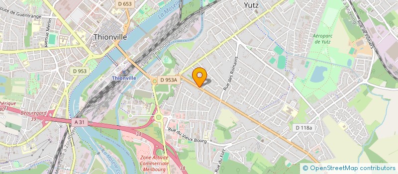 localisation de l'entreprise PLAN LIBRE  YUTZ