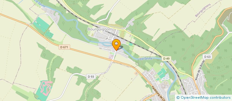 localisation de l'entreprise PLAN PLUB  BOURGUIGNONS