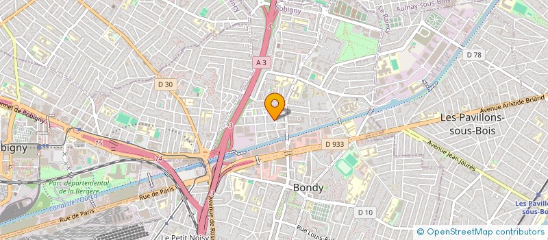 localisation de l'entreprise PLAN PLUS à BONDY