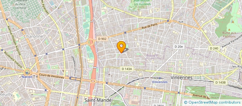 localisation de l'entreprise PLAN RAPPROCHE à MONTREUIL