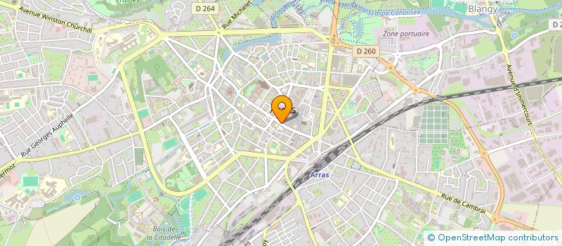 localisation de l'entreprise PLAN SEQUENCE à ARRAS