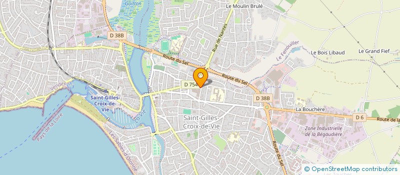 localisation de l'entreprise PLAN SERVICE 85 à SAINT-GILLES-CROIX-DE-VIE