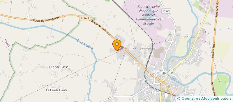 localisation de l'entreprise PLAN WOOD FRAME  LABRUGUIERE