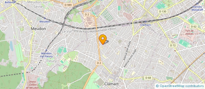 localisation de l'entreprise PLAN X à CLAMART