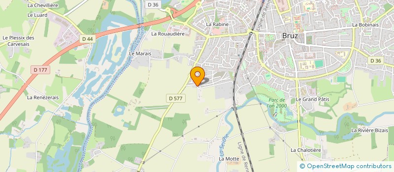 localisation de l'entreprise PLAN YOUR TRIP  BRUZ