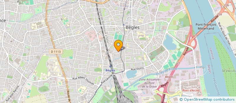 localisation de l'entreprise PLANA-PROD à BEGLES