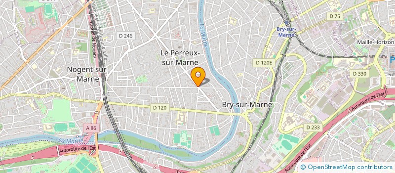 localisation de l'entreprise PLANAERO  BRY-SUR-MARNE