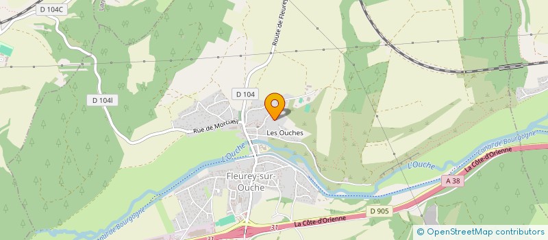 localisation de l'entreprise PLANAS  FLEUREY-SUR-OUCHE