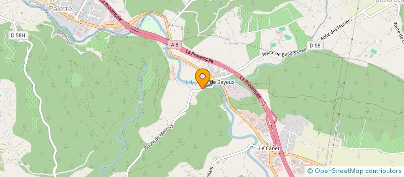 localisation de l'entreprise PLANAS-RASTOIN  SAINT-ZACHARIE