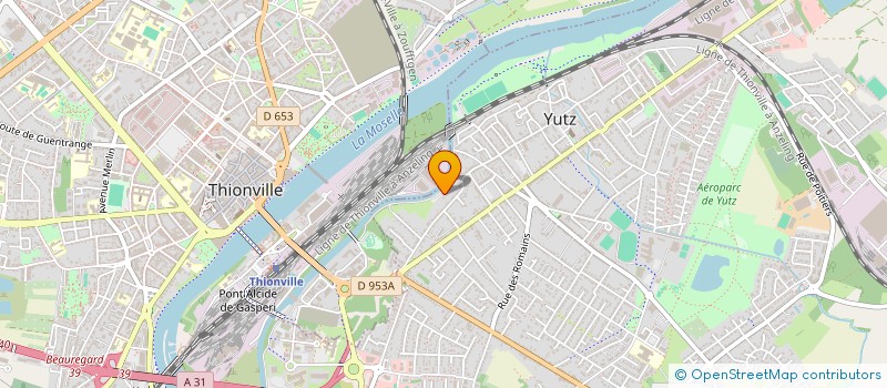 localisation de l'entreprise PLANAXIS  YUTZ