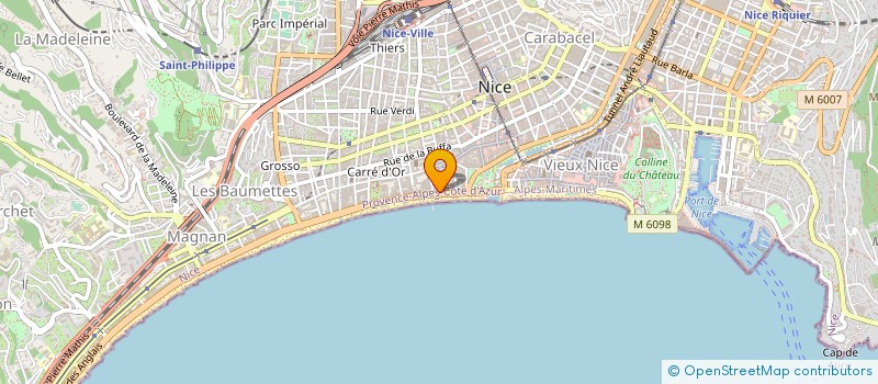 localisation de l'entreprise PLANAZUR VOYAGES à NICE