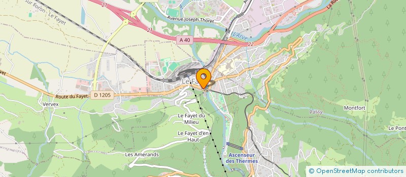 localisation de l'entreprise PLANB FAYET  SAINT-GERVAIS-LES-BAINS