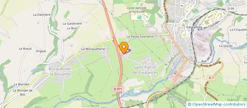 localisation de l'entreprise PLANCHAIS  AGON-COUTAINVILLE