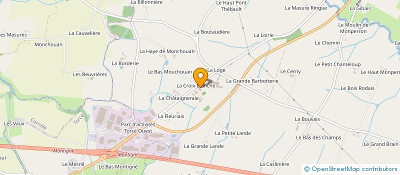 localisation de l'entreprise PLANCHAIS  ETRELLES