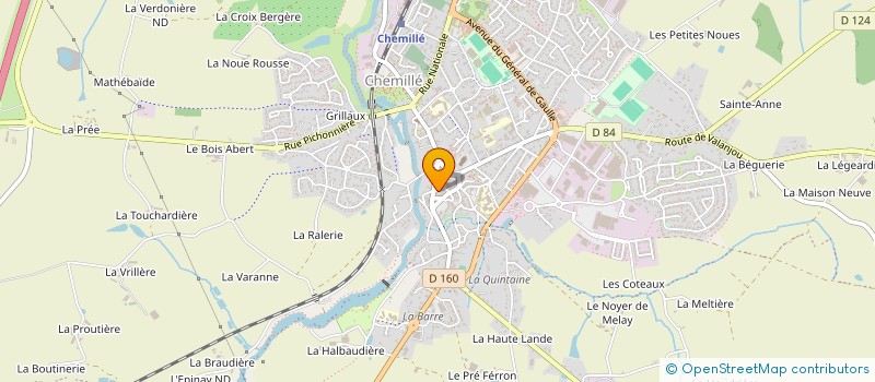 localisation de l'entreprise PLANCHER SEBASTIEN à CHEMILLE-EN-ANJOU